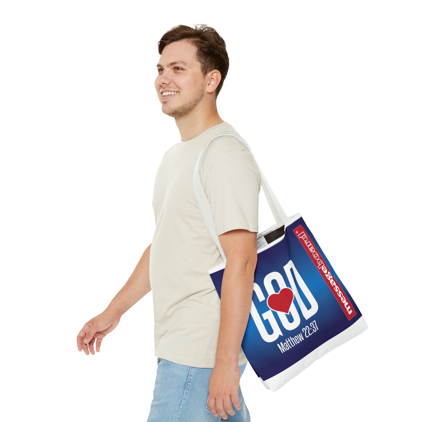 mb02 LOVE God Tote Bag