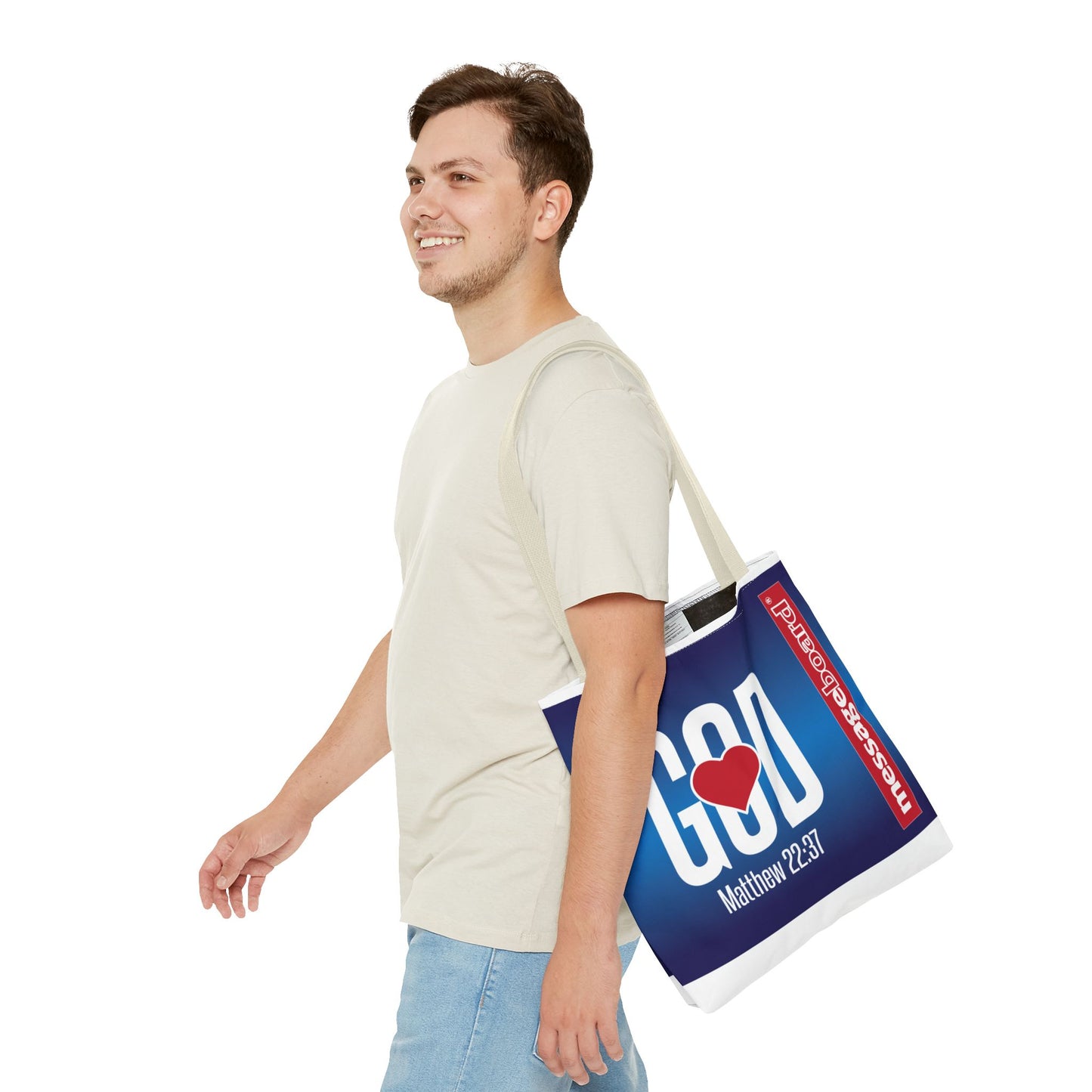 mb02 LOVE God Tote Bag